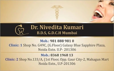 Dr. Nivedita Kumari (Dentist)