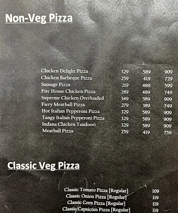 firehouse pizza menu