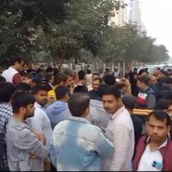 mahagun mywoods residents protest