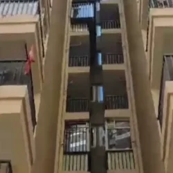 condition of girl who fell from 27th floor improving