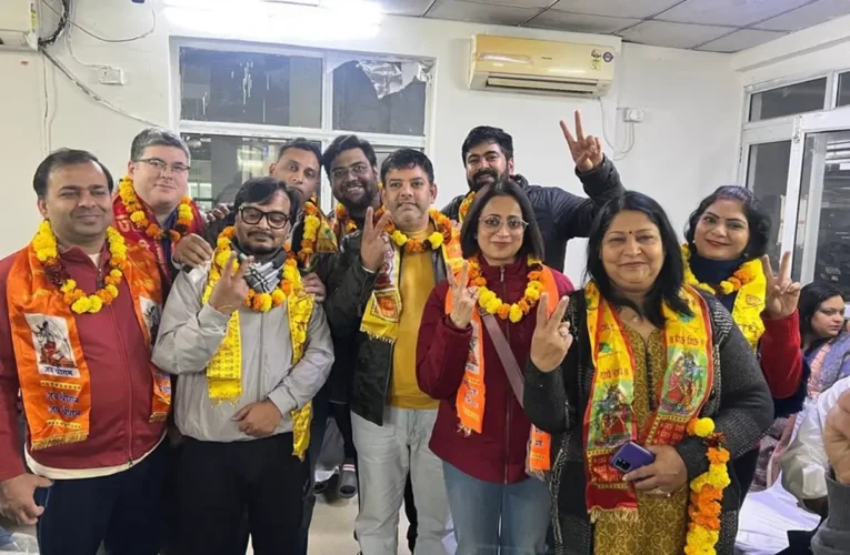 गौड़ सिटी-1 के चौथे एवेन्यू में एओए चुनाव संपन्न: नई कार्यकारिणी का गठन