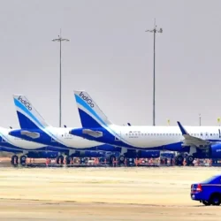 noida airport first landing